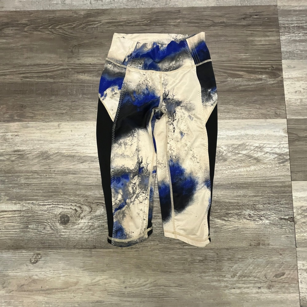 Lululemon Wunder Under Crop Milky Way Multi Color Legging Abstract Size 6
